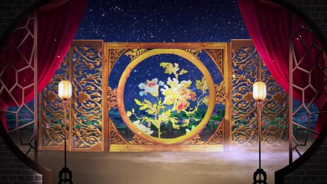 戏曲背景视频素材图标