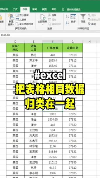 excel怎么把不同表格中的数据放到一起图标