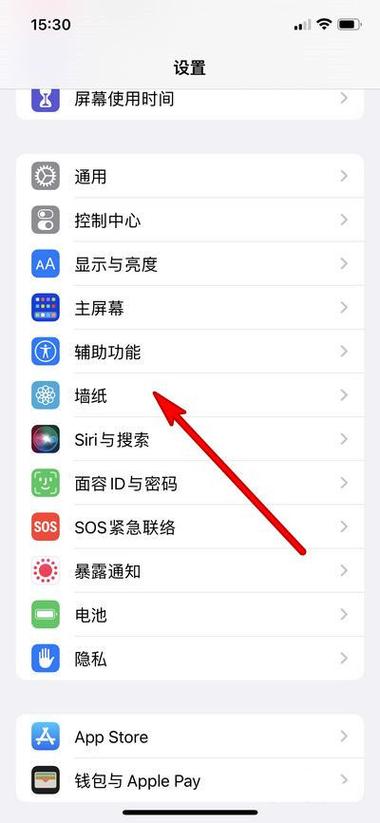 苹果手机主屏幕怎么换壁纸