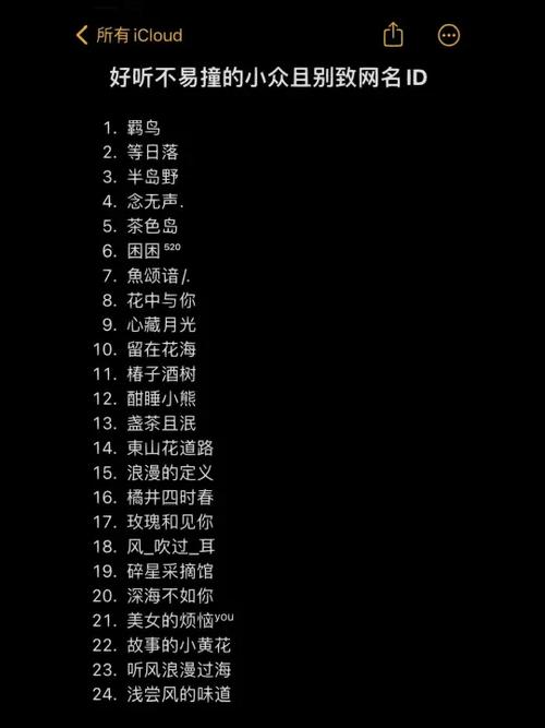 小众不易撞的游戏名