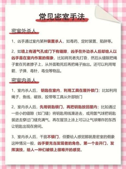 百变大侦探致命密室剧本杀解析缩略图