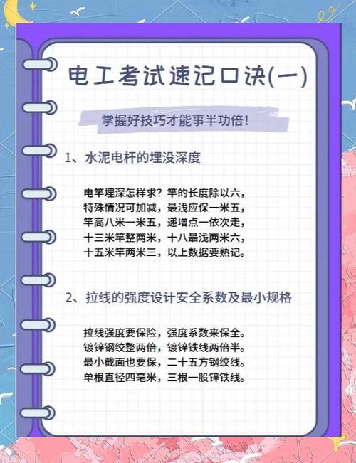 低压电工答题60条口诀缩略图