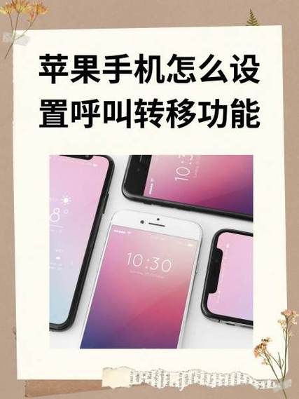 苹果手机17怎么呼叫转移到另一个号码