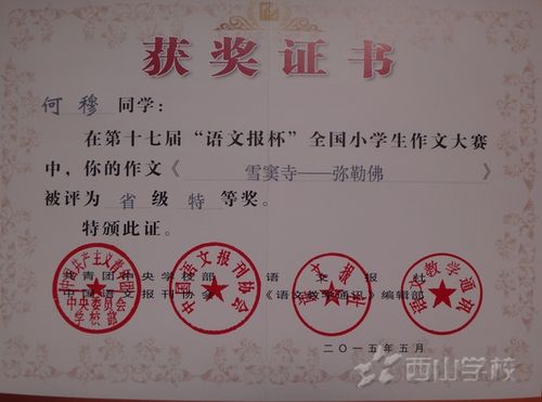 2020全国中小学生作文大赛缩略图