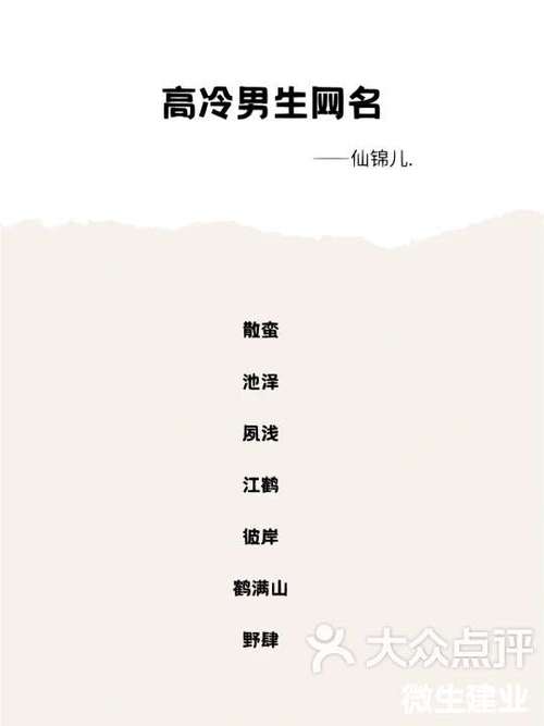 男生的网名好听又帅气图标