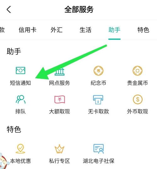 农业银行开通短信通知怎么取消图标