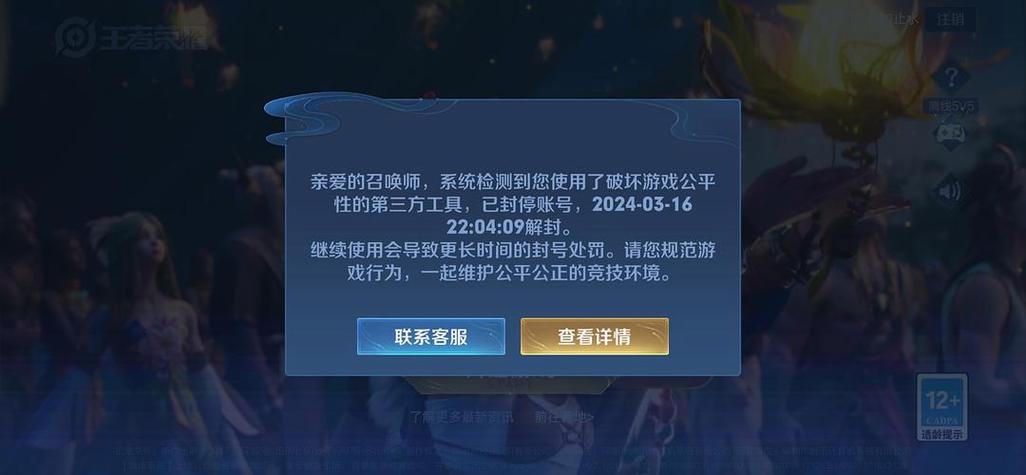 王者荣耀开挂怎么防封游戏截图