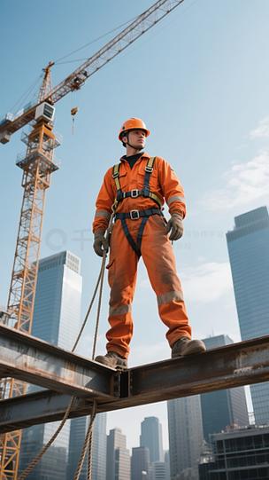建筑工地老板直招工人图标