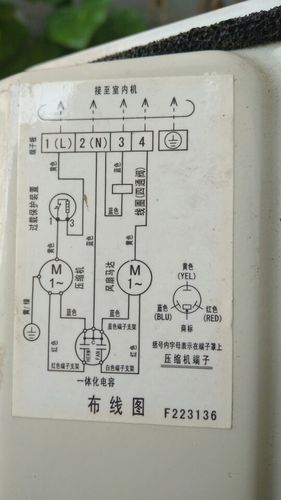 海尔空调接线图5根线图标