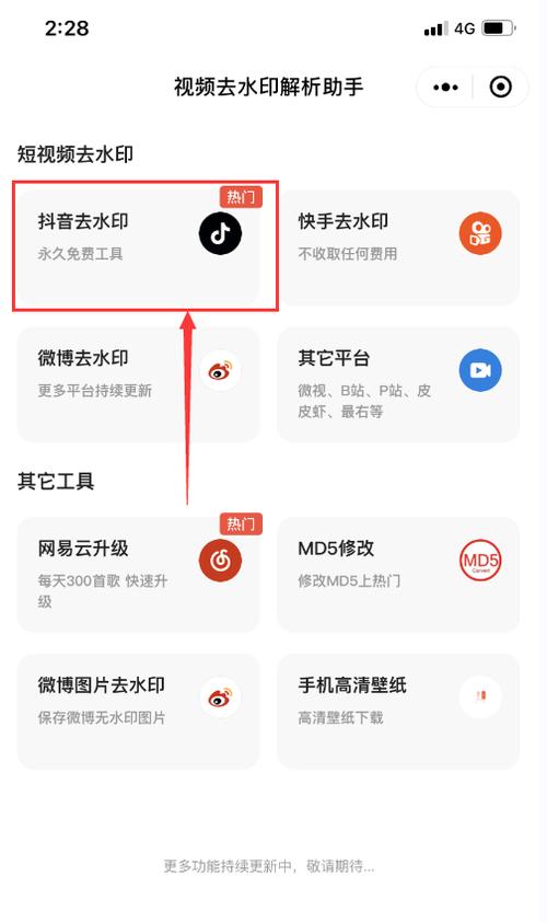 一键除去抖音水印软件缩略图