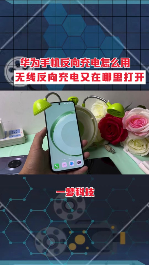 华为手机usb反向充电改不过来仅充电图标