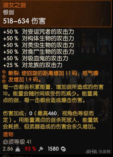 巫师3湖女之剑多少级拿最好图标