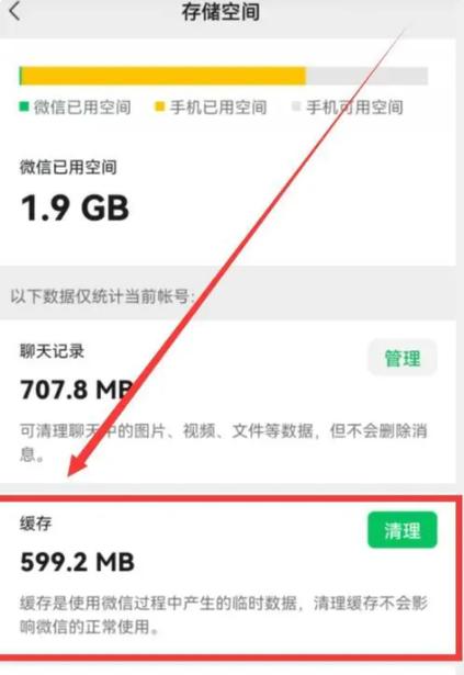 为什么微信占用内存越来越大图标