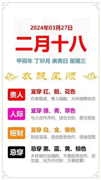 今天五行穿衣指南缩略图