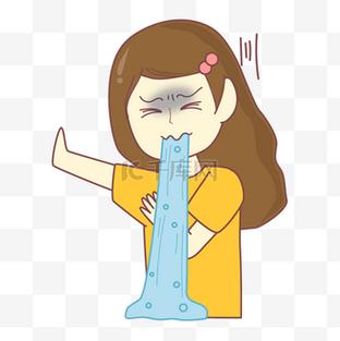 女孩说我要吐了怎么幽默回答