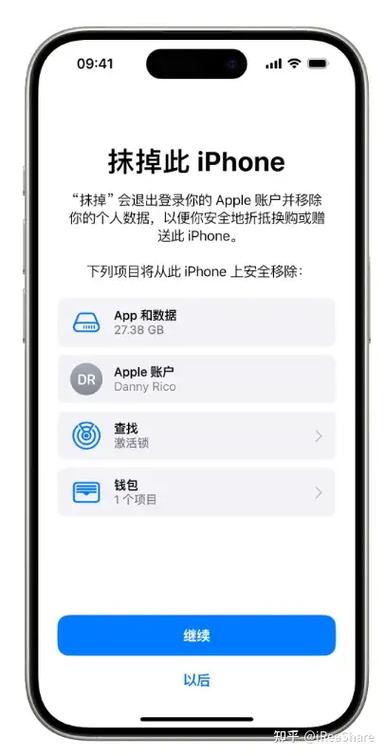 旧苹果手机怎么抹掉所有数据图标