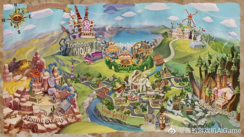 植物大战僵尸:和睦小镇保卫战僵尸方全收集地图整合游戏截图