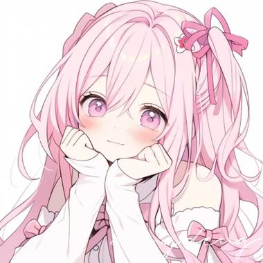 少女动漫头像 可爱粉 唯美图标