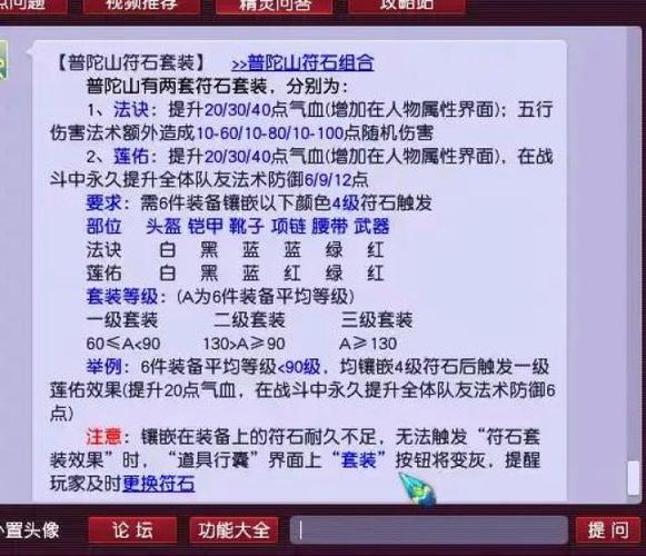 普陀山符石组合一览表缩略图