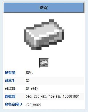 我的世界铁锭图片图标