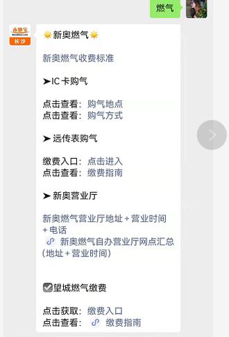 长沙新奥燃气自助缴费缩略图