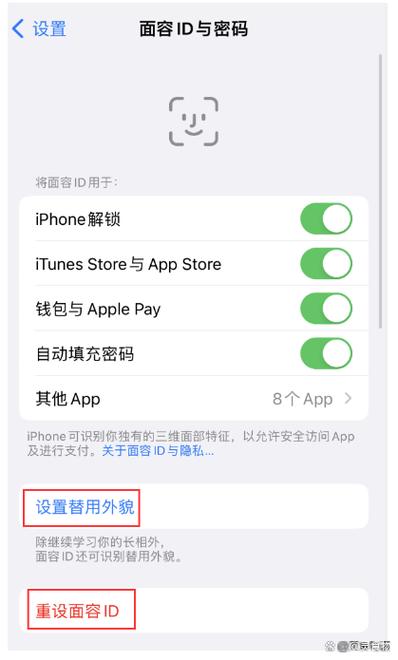 苹果手机面容id设置不了怎么办