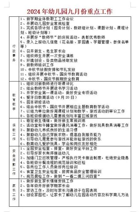 幼儿园一学年计划