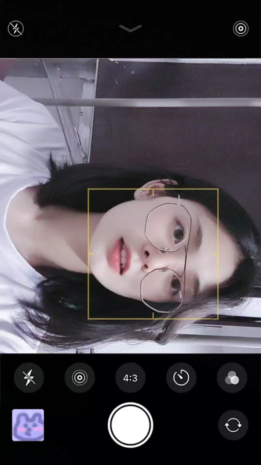 美颜相机竖着照相为什么照片是横的缩略图