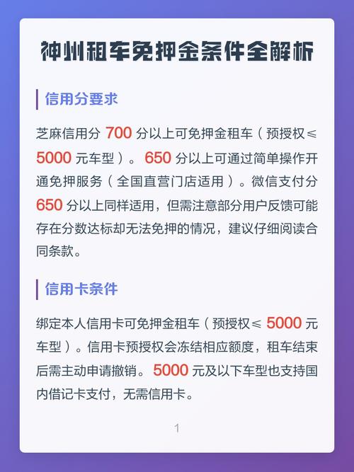 神州租车微信分是多少才免押金游戏截图