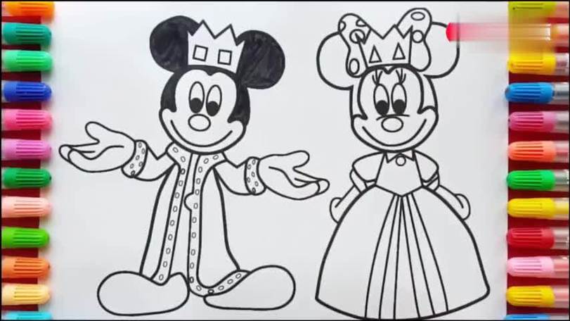 拼豆豆米奇米妮