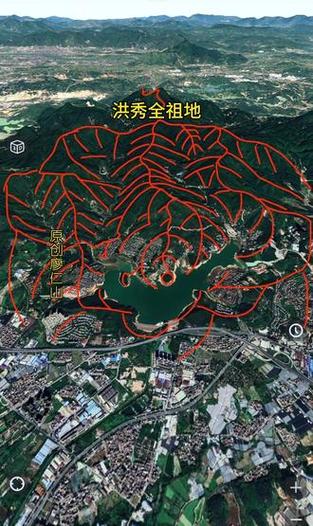 堪舆风水卫星地图缩略图