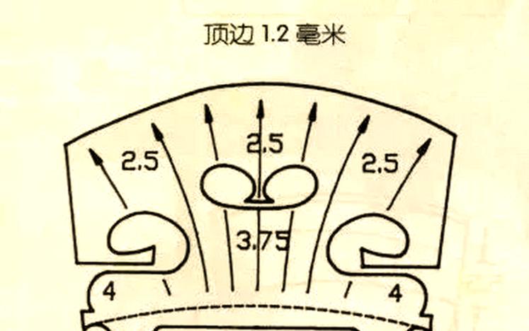 小提琴码脚标准尺寸图标