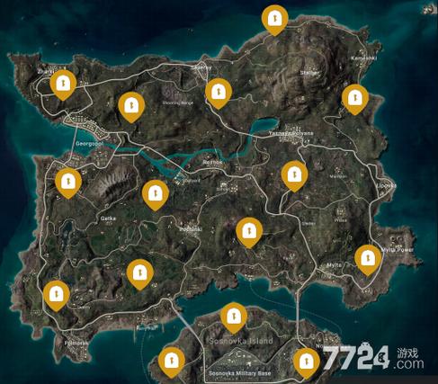 和平精英海岛地图密室在哪个位置缩略图