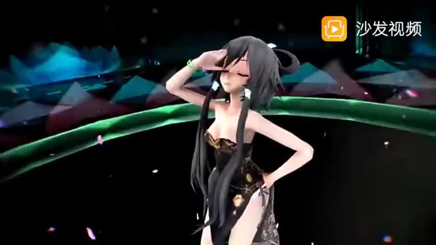 洛天依极乐净土龙旗袍