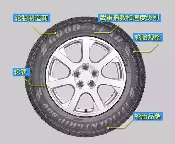 轮胎上面的字母数字代表什么