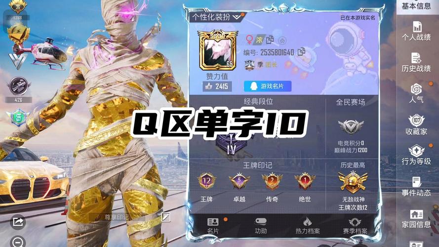 和平精英单字id生成器2024无限制永久免费