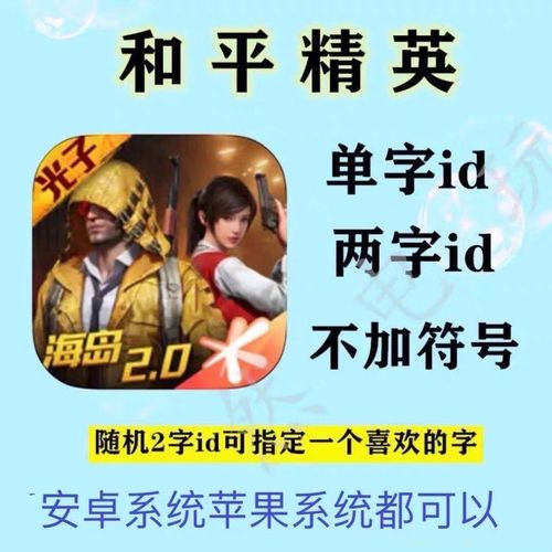 和平精英单字id生成器修改版无广告图标
