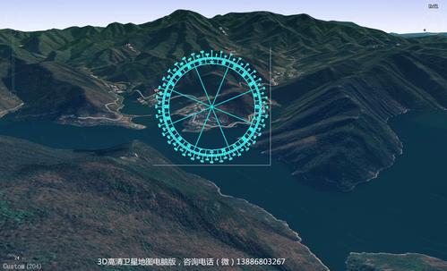 带罗盘的卫星地图软件