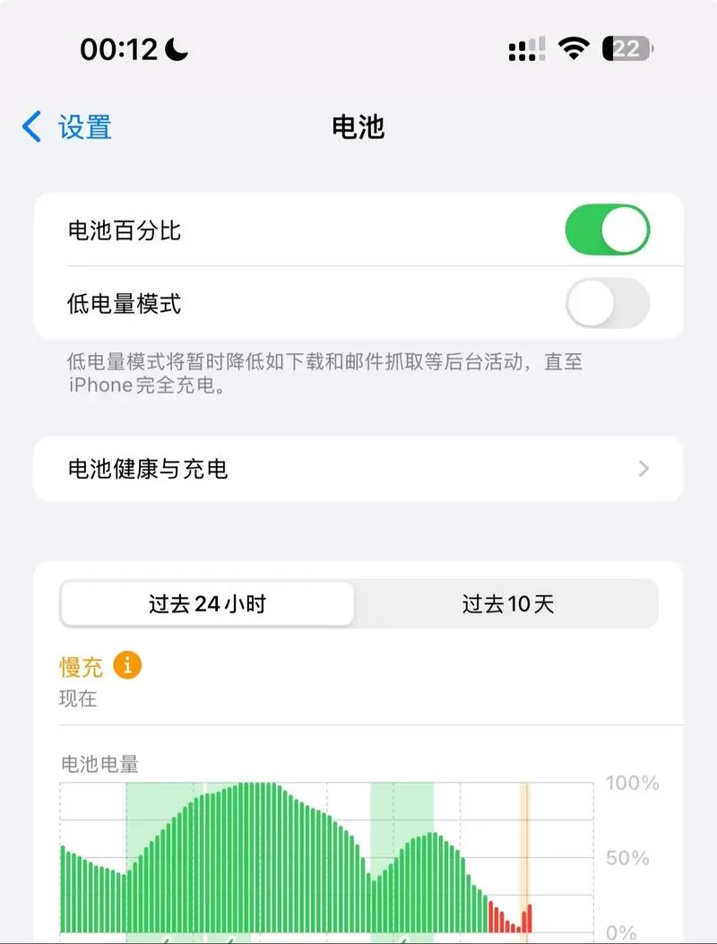 苹果手机充电怎么那么慢图标