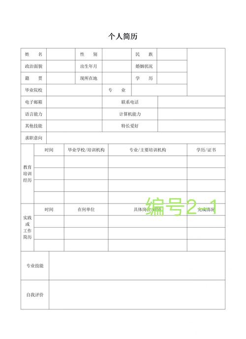 免费手机个人简历电子版红包正版