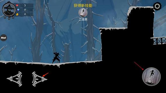 忍者武士岚-v1.2(破解无限金币钻石版-水墨忍者冒险闯关)