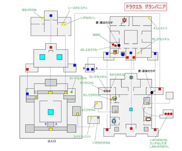 勇者斗恶龙5迷宫地图攻略 迷宫地图及路线介绍缩略图